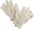 Earth Therapeutics Organic Cotton Exfoliating Gloves 1 Pack - Image 3