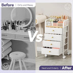 SWTYMIKI Rolling Makeup Organizer Cart - Image 3