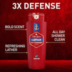 Old Spice Refreshing Body Wash for Men, 3X Defense, 24/7 Shower Fresh - Image 2