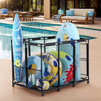 Tiita Pool Storage Bin, Rolling Pool Toy Storage Organizer, Parts & - Image 3