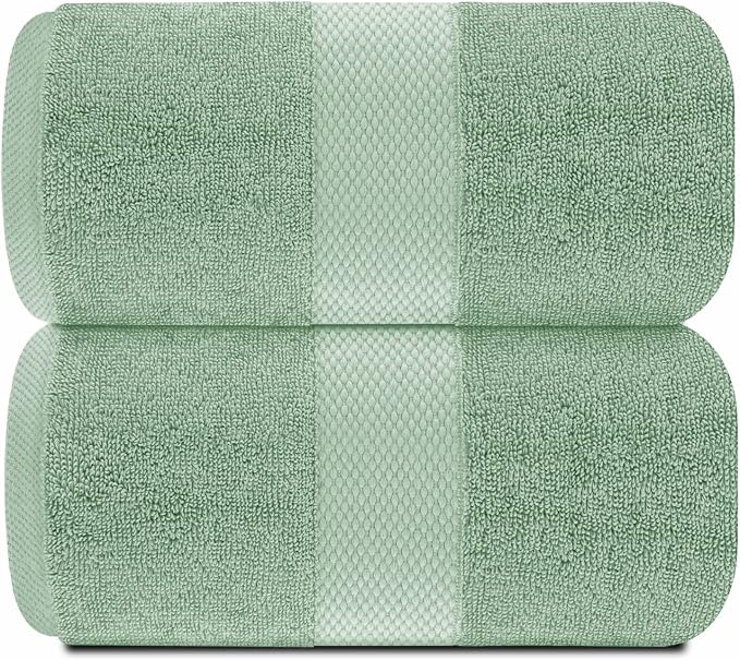 White Classic Luxury Bath Sheet Towels Extra Large | Highly Absorbent Hotel spa - Image 2