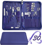 Manicure Set 30 in 1 Nail Clippers Set, Nail Manicure Kit by RedFlow-official