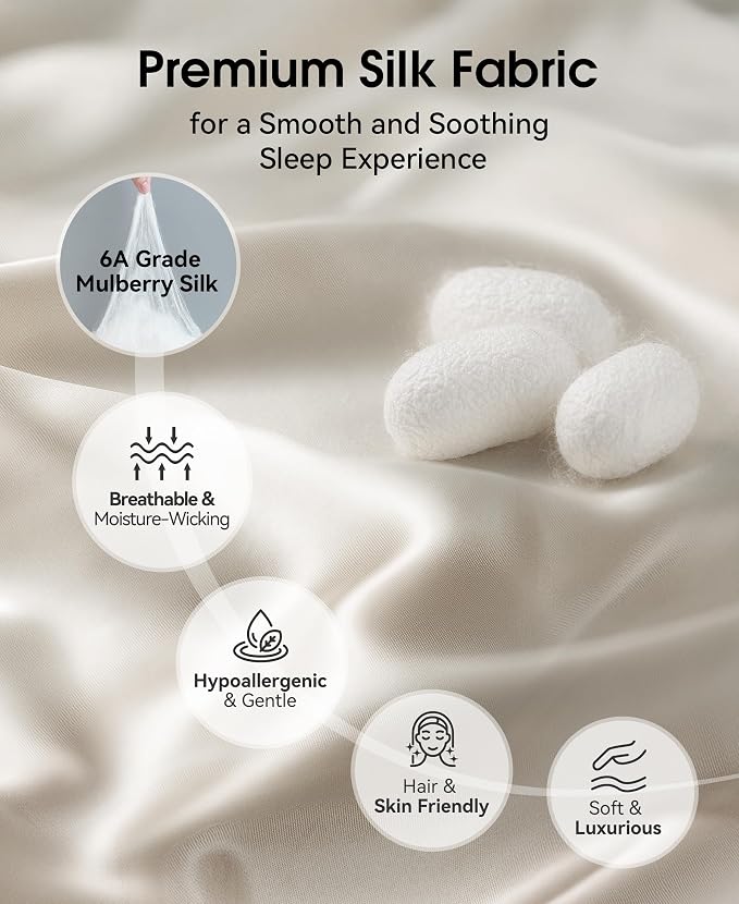 MUSICOZY Mulberry Silk Bluetooth Sleep Mask - Image 5