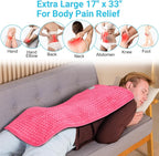 Boileau Electric Heating Pad for Back Pain and Period Cramps Relief, 3 Heating - Image 3