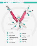 Manicure and Pedicure Kit - 9 in 1 Professional Manicure Set - Image 3