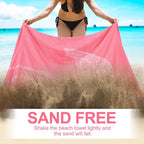 Genovega Oversized Cotton Turkish Beach Towels 72"x36" Lightweight Quick Dry - Image 3