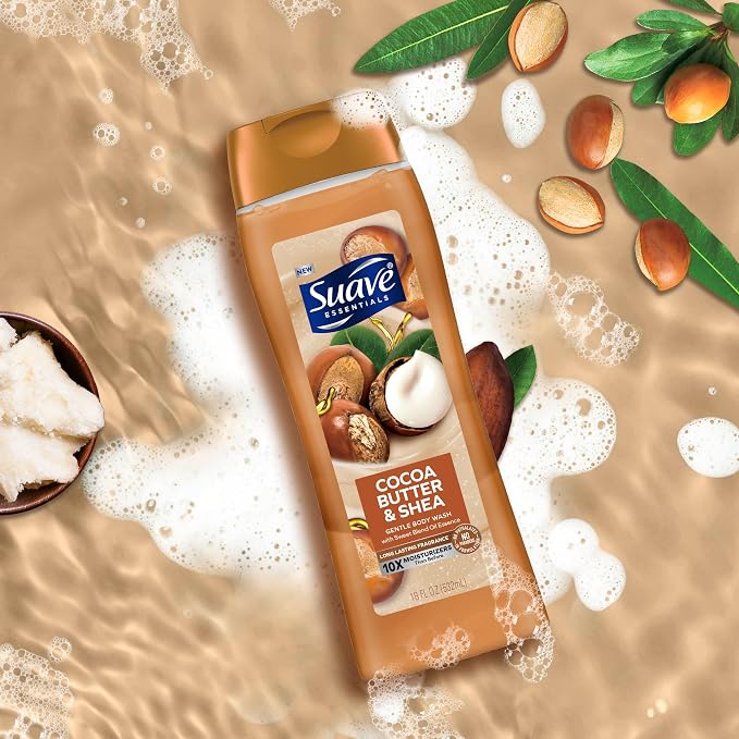 Suave Moisturizing Body Wash, Cocoa Butter and Shea - Image 8