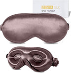 ZIMASILK Adjustable 22 Momme 100% Mulberry Silk Sleep Mask, Upgraded 3D by ZIMASILK