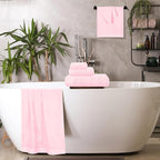 Ultra Soft 6 Pack Cotton Towel Set, Contains 2 Bath Towels 28x55 inch, 2 Hand - Image 5