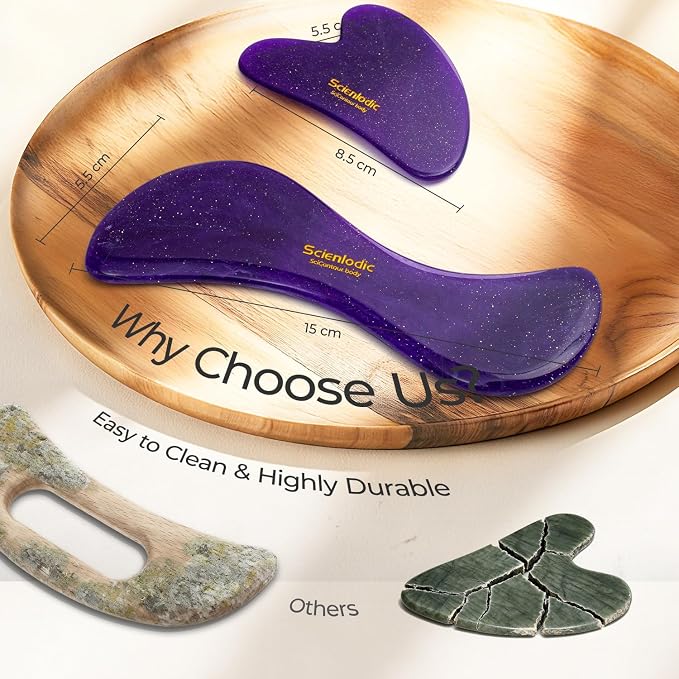 Scienlodic 2 Pcs Gua Sha Massage Tools - Image 8