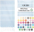 Cacala Lightweight and Thin Turkish Beach Towel 100% Cotton Sand-Free and by CACALA
