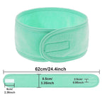 Whaline 4 PCS Spa Headband, Make up Hair Band, Stretch Terry Cloth Headband - Image 2