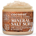 Dead Sea Collection Coconut Salt Scrub – Exfoliating Body Scrub by DeadSeaCollection