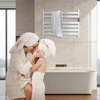 K&KALONZO Towel Warmer for Bathroom, Wall-Mounted 6-Bar Heated Towel Rack - Image 7
