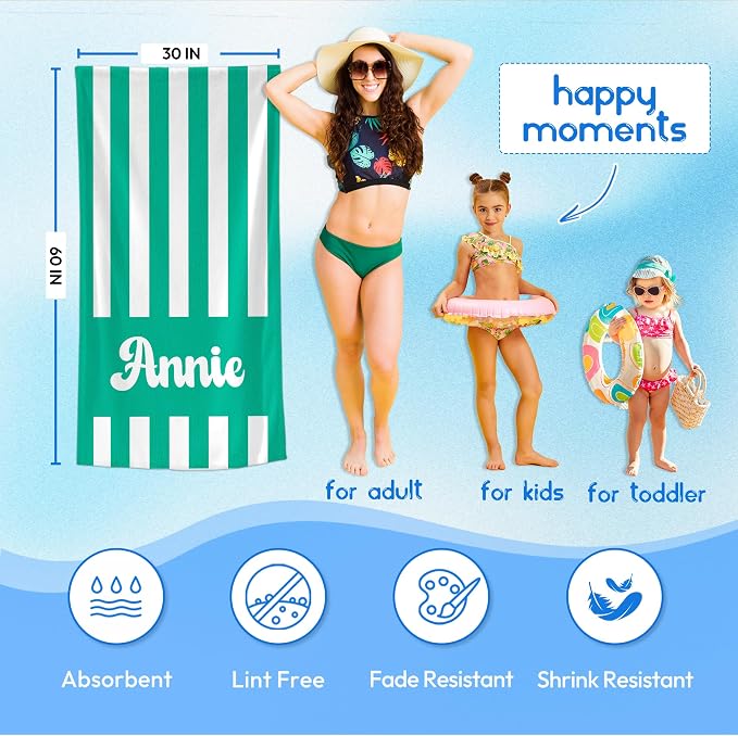 JML Personalized Beach Towel - Image 3