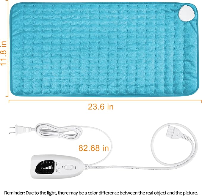 Electric Heating pad for Back Neck Shoulder Knee Arms Legs- Electric Heat Pads - Image 5
