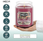 Candle-lite Scented Candles, Juicy Black Cherries, 18 oz Jar, Proudly Poured in - Image 4