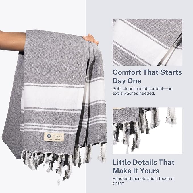 Cotton Turkish Beach Towel - Image 3