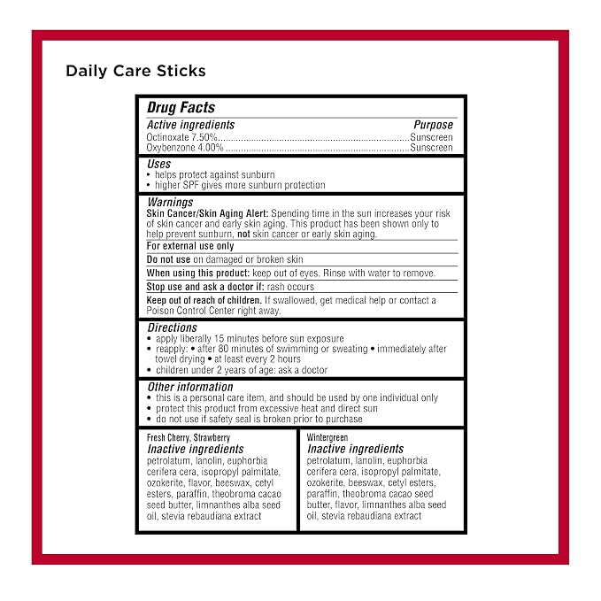 Carmex Daily Care Moisturizing Lip Balm Pack, SPF 15 - Image 6