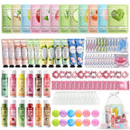108 PCS Spa Party Supplies for Girls, Include Facial Masks, Lip Balms, Eye by GARPGONA