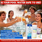 8-in-1 Pool Test Strips, 151 Strips Spa and Hot Tub Water Testing Kit, Pool - Image 7