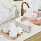 8Pcs Small Loofah Travel Size Bath Sponge 35g/pc Shower Puff Mesh Pouf - Image 4
