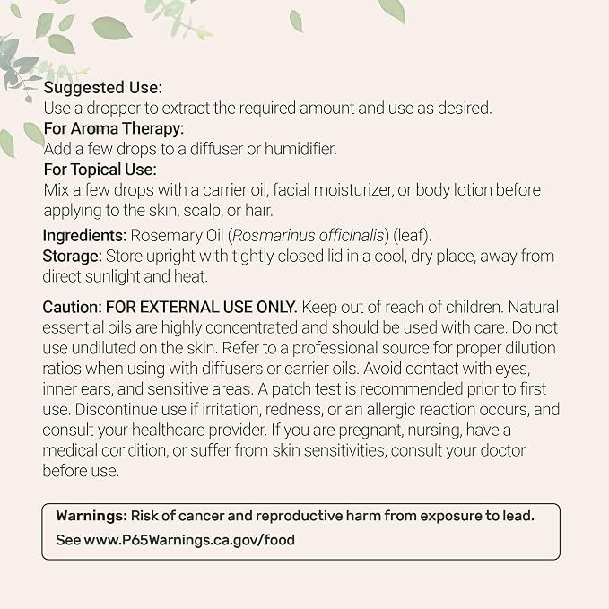 Micro Ingredients Rosemary Essential Oil - Image 2
