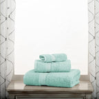 SUPERIOR Egyptian Cotton Pile 3 Piece Towel Set, Includes 1 Bath, 1 Hand - Image 2
