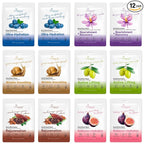 VIABEAUTY 12 Pack of Sheet Face Masks Skincare by Unknown