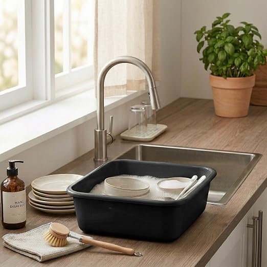 DecorRack 2 Plastic Wash Basins, Large 10 Quart Graduated Bucket, Portable - Image 4