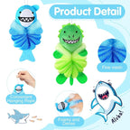 Nuenen 2 Pcs Bath Loofahs Kids Toddler Cute Cartoon Bath Sponges Loofah Pouf - Image 3