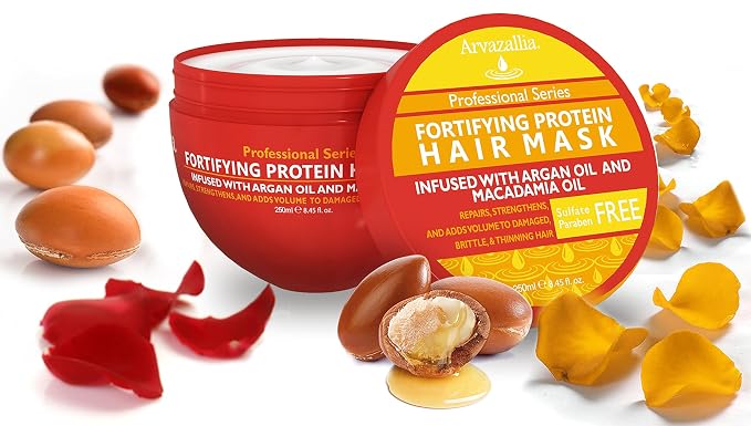 Arvazallia Fortifying Protein Hair Mask and Deep Conditioner - Image 3