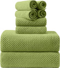 8-Piece Bath Towel Set, 2 Extra Large Bath Towel Sheets, 2 Hand Towels and 4 by Smuge