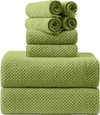 8-Piece Bath Towel Set, 2 Extra Large Bath Towel Sheets, 2 Hand Towels and 4 by Smuge