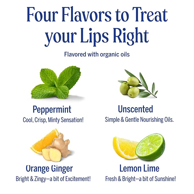 Dr. Bronner's - Organic Lip Balm Variety Peppermint, Lemon Lime) - Made - Image 3