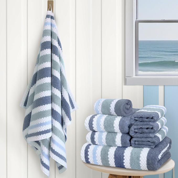 Waffle Towels for Bathroom by VOOVAMOVAS