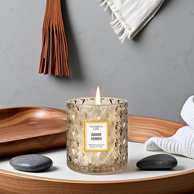 Chloefu LAN Amber Candles, Luxury Candle - Image 6