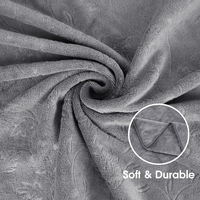 JML Large Bath Towels Set of 2, Fast Drying, Soft Super Absorbent Oversized - Image 3