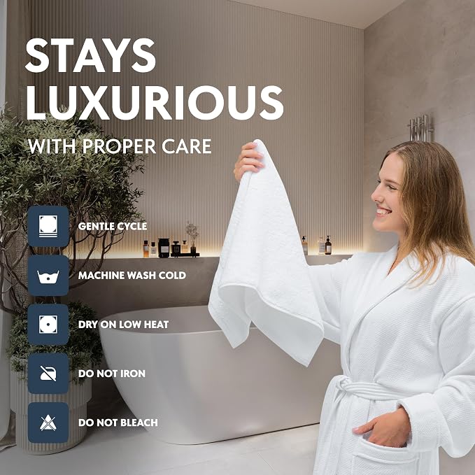 Luxury White Hand Towels - Image 5