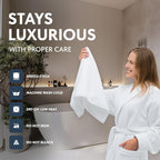 Luxury White Hand Towels - Image 5