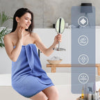 POLYTE 430 GSM Microfiber Oversize Quick Dry Lint Free Bath Towel, 60 x 30 in - Image 6