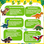 Easter Bath Bombs for Kids, Dinosaur Bath Bomb Gifts for Boys & Girls, 6 Pack - Image 2
