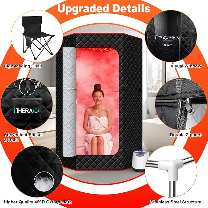 I-THERA-U XL Infrared Sauna Box - Image 6