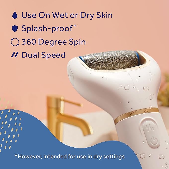 Amopé Pedi Perfect Electric Callus Remover Foot File w/ Diamond Crystals - Image 4
