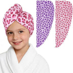 2 Pack Microfiber Hair Towel Wrap by BeBeJoJo