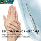 DEOU Cuticle Pusher Dead Skin Remover Stainless Steel dead skin fork cuticle - Image 7