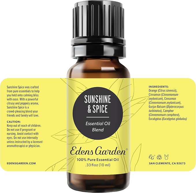Edens Garden Sunshine Spice Essential Oil Blend- 100% Pure Premium Grade - Image 6