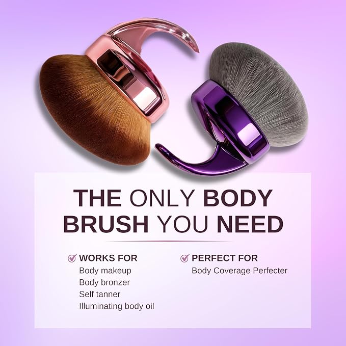 Body Makeup Brush – Extra Large Kabuki Applicator - Image 4