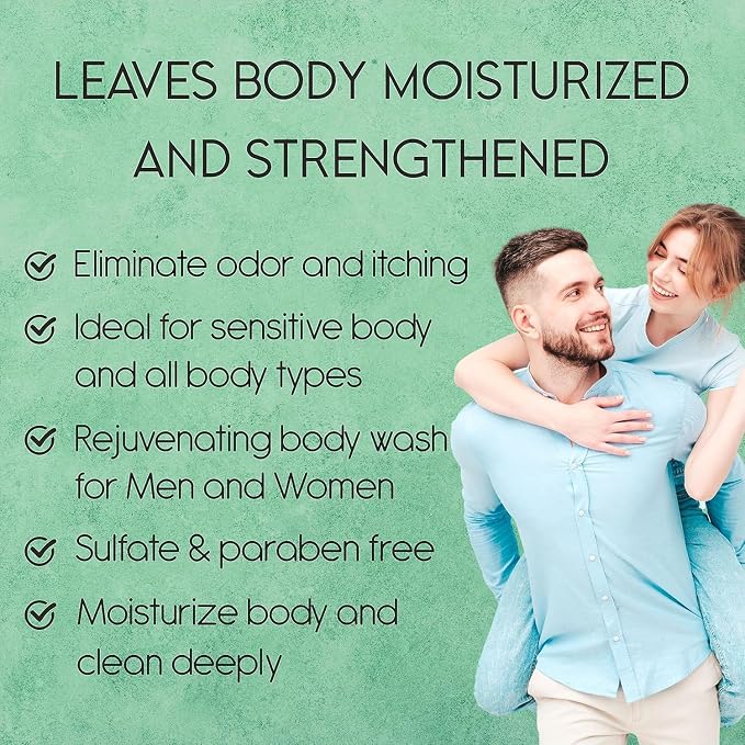 Tea Tree Body Wash with Mint & Shower Gel with Vitamin E - Image 9
