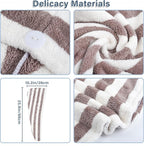 Microfiber Hair Towel Wrap, Quick Dry Hair Turbans - Image 8
